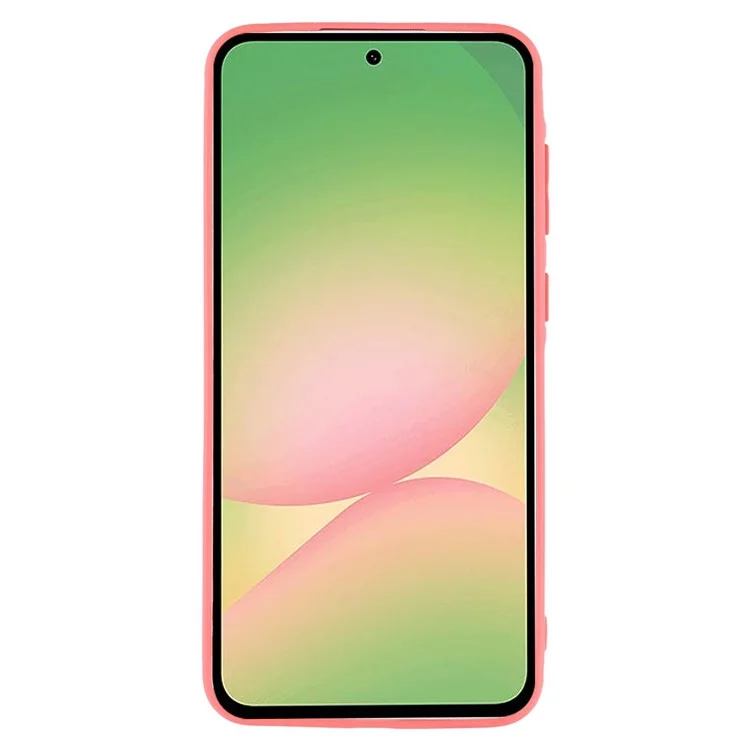 Bulk Purchasing For Samsung Galaxy A55 5G Case Straight Edge Soft TPU Matte Phone Back Cover - Red
