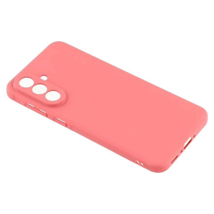 Bulk Purchasing For Samsung Galaxy A55 5G Case Straight Edge Soft TPU Matte Phone Back Cover - Red