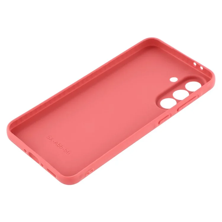 Bulk Purchasing For Samsung Galaxy A55 5G Case Straight Edge Soft TPU Matte Phone Back Cover - Red