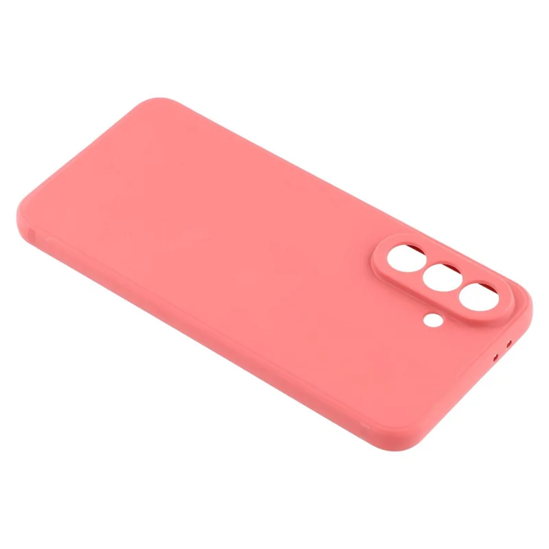 Массовая закупка чехла для Samsung Galaxy S24 FE с прямыми краями, мягкий TPU, матовая задняя крышка телефона - красный