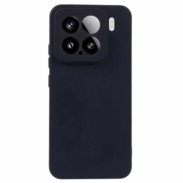 Bulk Purchasing For Xiaomi 15 Case Straight Edge Soft TPU Matte Phone Back Cover - Black