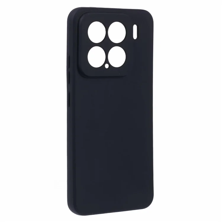 Bulk Purchasing For Xiaomi 15 Case Straight Edge Soft TPU Matte Phone Back Cover - Black