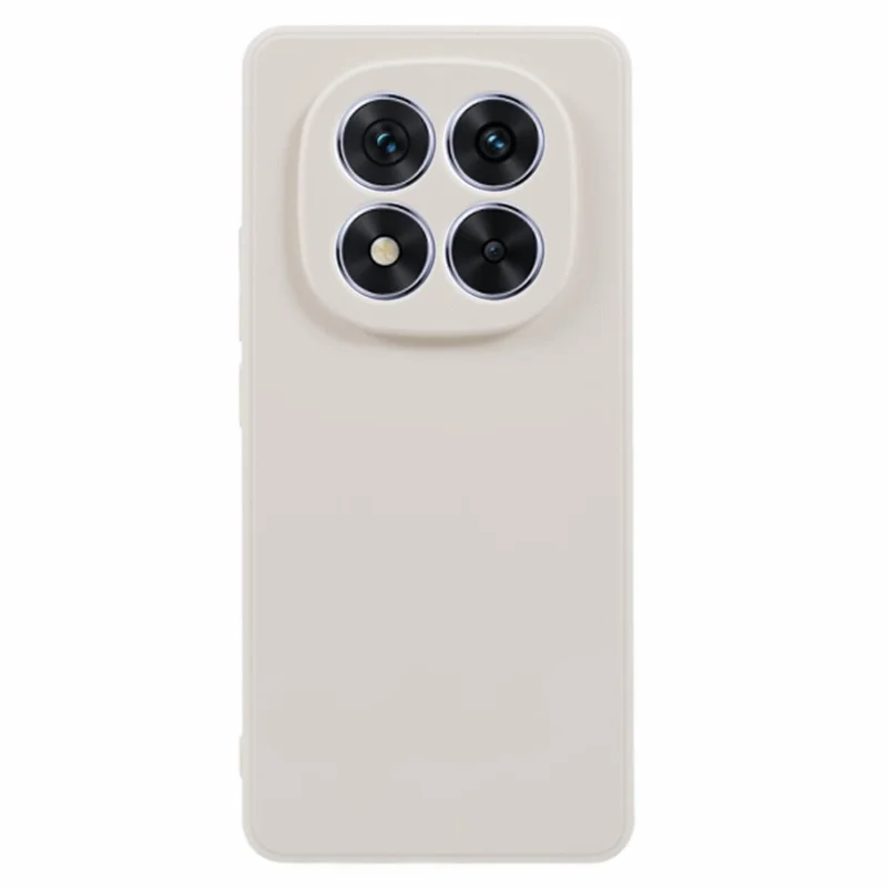 Bulk Purchasing For Xiaomi Redmi Note 14 Pro+ 5G Case Straight Edge Soft TPU Matte Phone Back Cover - Antique White