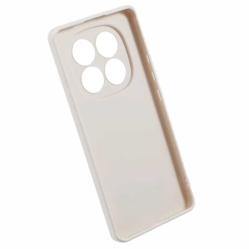 Bulk Purchasing For Xiaomi Redmi Note 14 Pro+ 5G Case Straight Edge Soft TPU Matte Phone Back Cover - Antique White