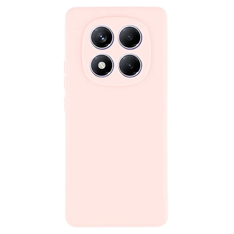 Bulk Purchasing For Xiaomi Redmi Note 14 Pro 5G Case Straight Edge Soft TPU Matte Phone Back Cover - Pink