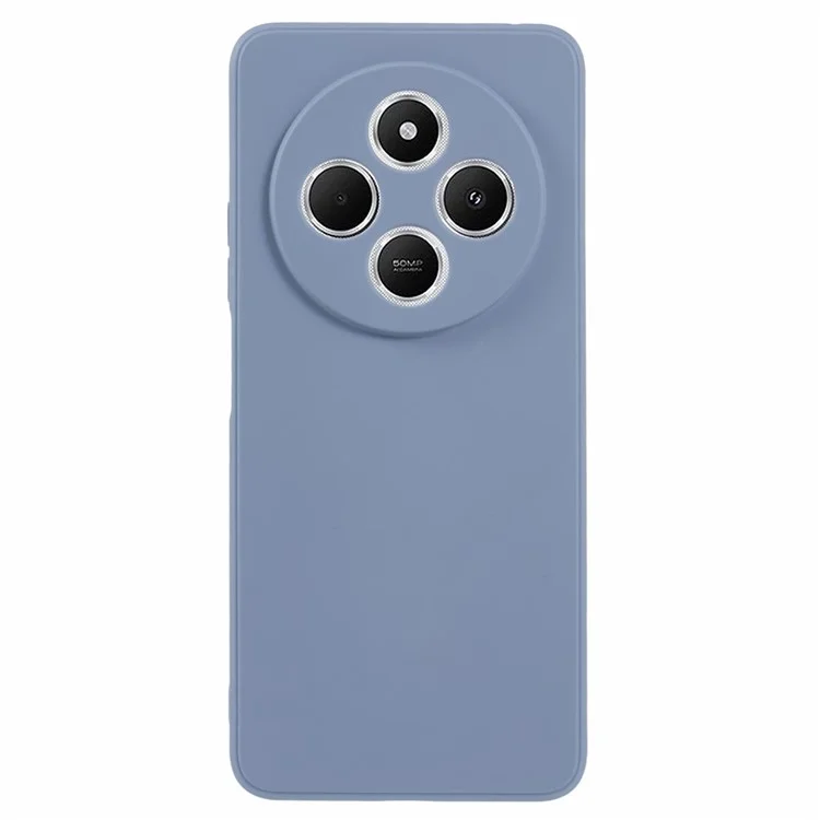 Compra em Atacado para Capa Xiaomi Redmi 14C 4G - Borda Reta, TPU Macio Fosco, Capa Traseira para Celular - Cinza Lavanda