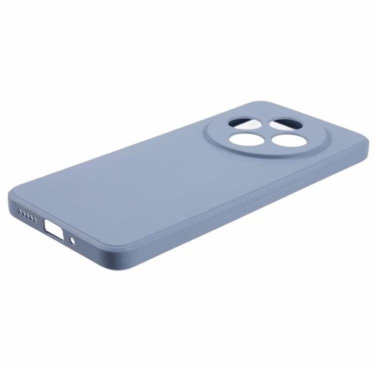 Compra em Atacado para Capa Xiaomi Redmi 14C 4G - Borda Reta, TPU Macio Fosco, Capa Traseira para Celular - Cinza Lavanda