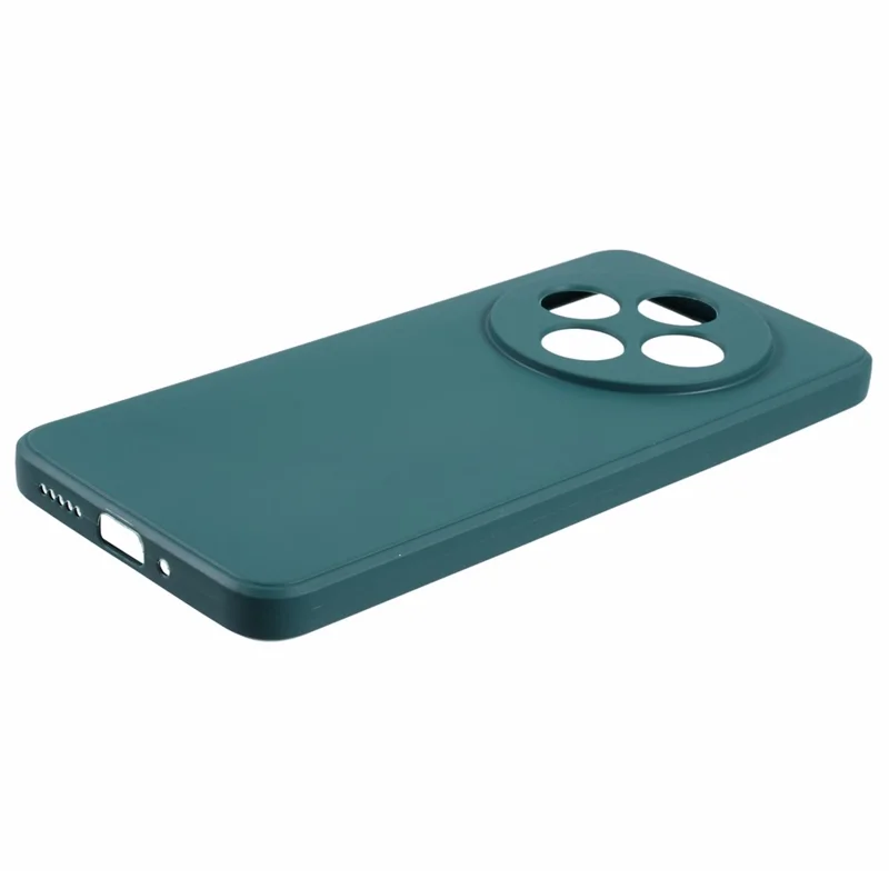 Bulk Purchasing For Xiaomi Redmi 14C 4G Case Straight Edge Soft TPU Matte Phone Back Cover - Dark Green