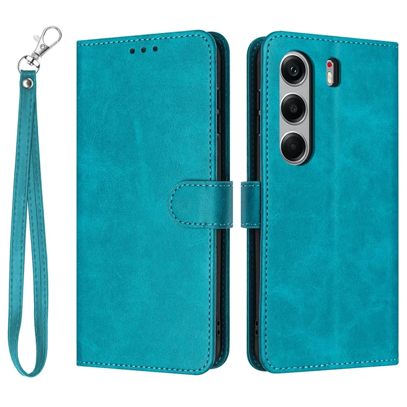 For TECNO Camon 40 Pro 4G Case Flip Stand PU Leather Wallet Phone Cover Calf Texture - Green
