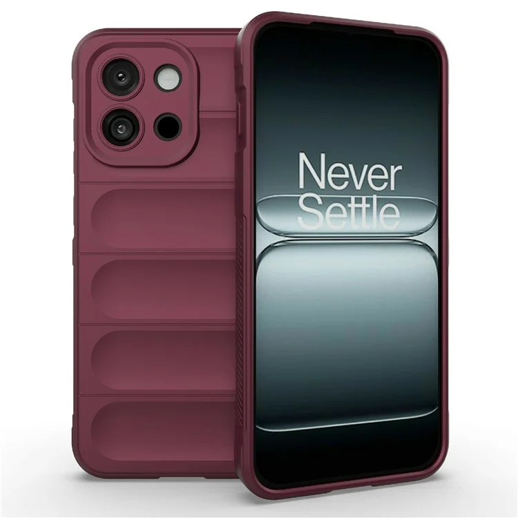 Funda para OnePlus 13T 5G Antigolpes de TPU Suave Resistente para Parte Trasera del Teléfono - Rojo Vino