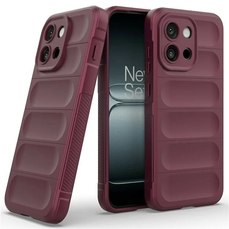 Funda para OnePlus 13T 5G Antigolpes de TPU Suave Resistente para Parte Trasera del Teléfono - Rojo Vino