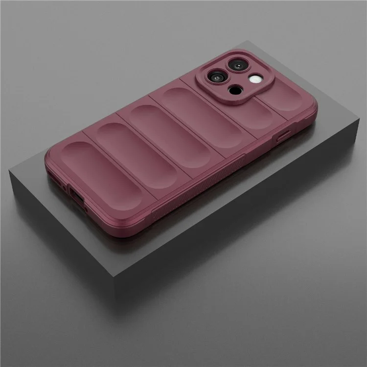 Funda para OnePlus 13T 5G Antigolpes de TPU Suave Resistente para Parte Trasera del Teléfono - Rojo Vino