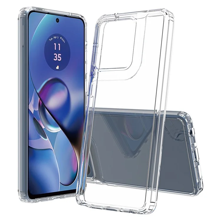 For Motorola Moto G Stylus 5G (2025)  /  Edge 60 Stylus 5G Clear Case TPU + Acrylic Shockproof Phone Back Cover