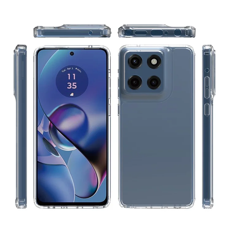 For Motorola Moto G Stylus 5G (2025)  /  Edge 60 Stylus 5G Clear Case TPU + Acrylic Shockproof Phone Back Cover