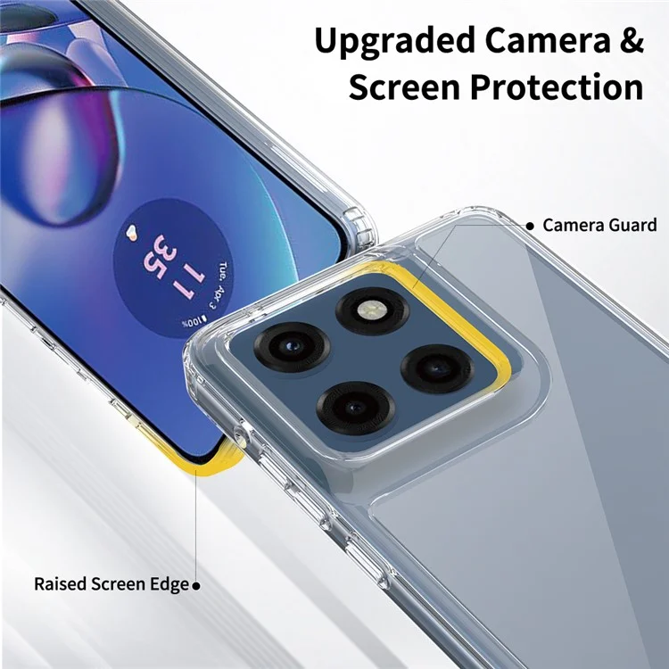 For Motorola Moto G Stylus 5G (2025)  /  Edge 60 Stylus 5G Clear Case TPU + Acrylic Shockproof Phone Back Cover