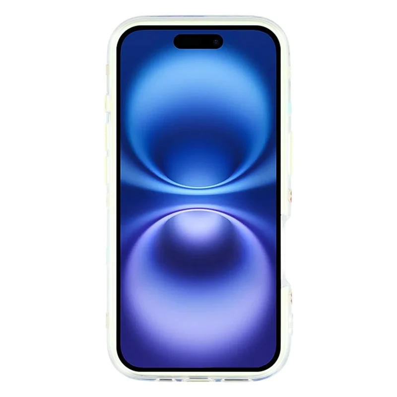Coque iPhone 16 Série Tournesol TPU + Acrylique Housse Transparente - Beige