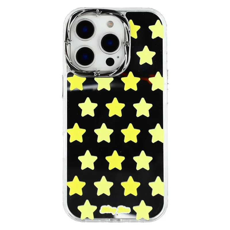 For iPhone 16 Pro Max Case Star Mirror Series TPU + Acrylic Phone Back Cover