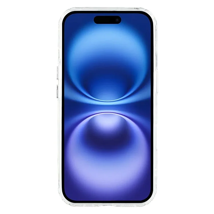 For iPhone 16 Plus Case Star Mirror Series TPU + Acrylic Phone Back Cover