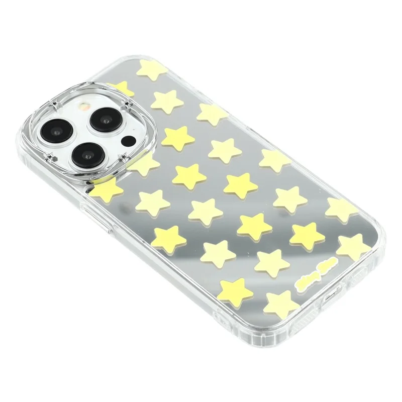 For iPhone 15 Pro Case Star Mirror Series TPU + Acrylic Phone Back Cover