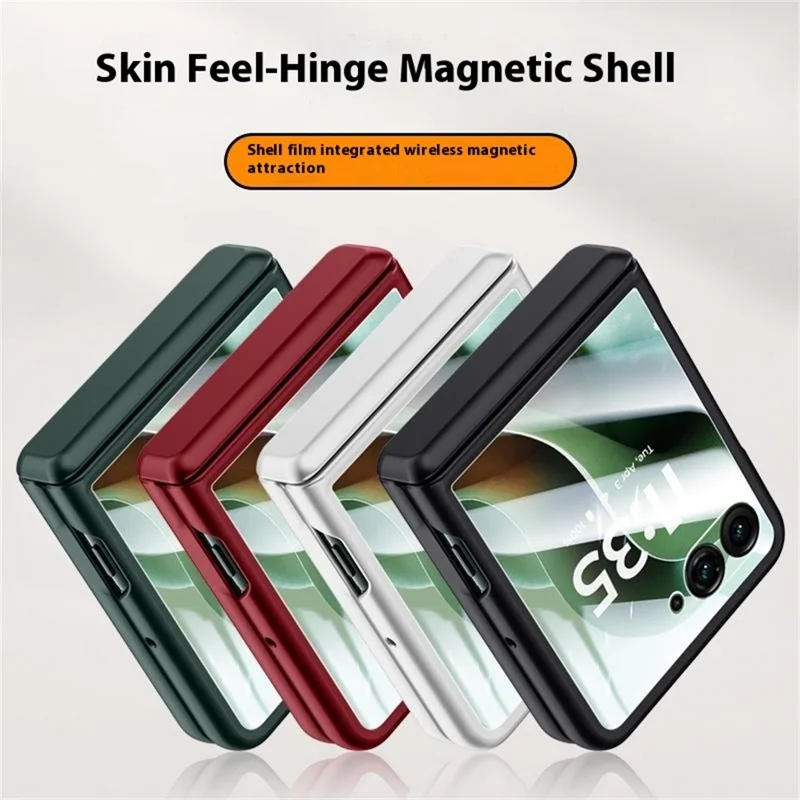 Hard PC Case for Motorola Razr 70 Ultra / 60 Ultra 5G / Razr Ultra 2026 5G / 2025 5G Hinge Protection Phone Cover with Rear Small Screen Protector - Silver