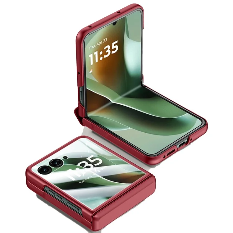 Capa para Motorola Razr 60 Ultra 5G Compatível com MagSafe com Suporte, Acabamento Skin Touch em PC, com Protetor de Tela Integrado - Preto