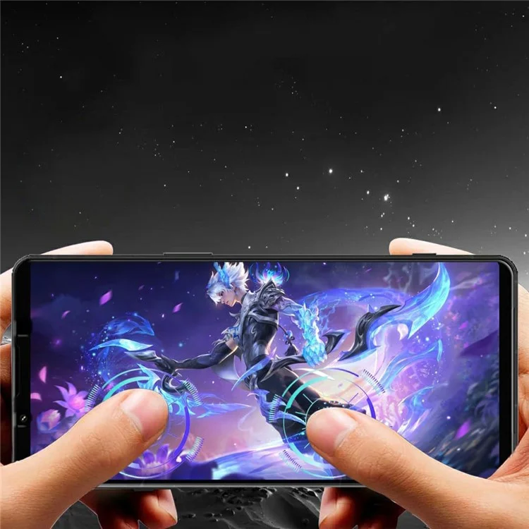 For Sony Xperia 1 VII Clear TPU Anti-Scratch Phone Case + 2.5D Arc Edge Screen Protector