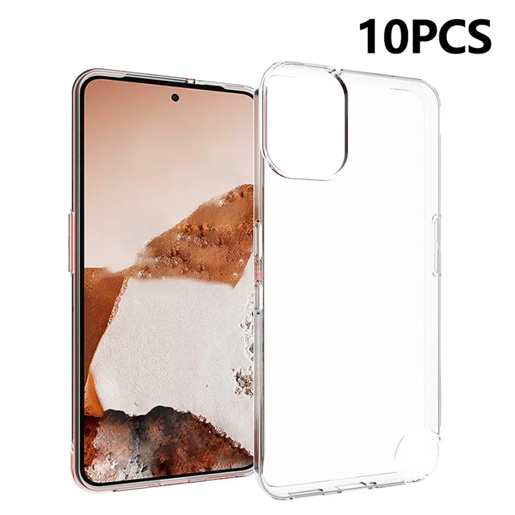 10Pcs  /  Pack For Nothing CMF Phone 2 Pro Case Watermark Free TPU Protective Clear Phone Cover