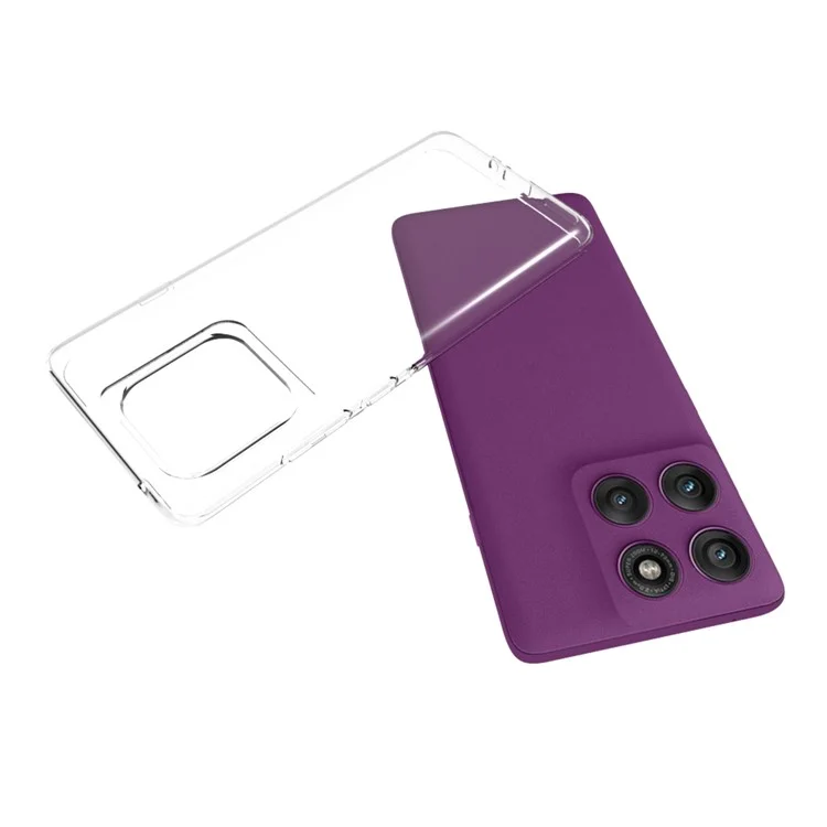 10 Pièces / Pack Étui Transparent TPU de Protection sans Filigrane pour Motorola Edge 60 Pro 5G