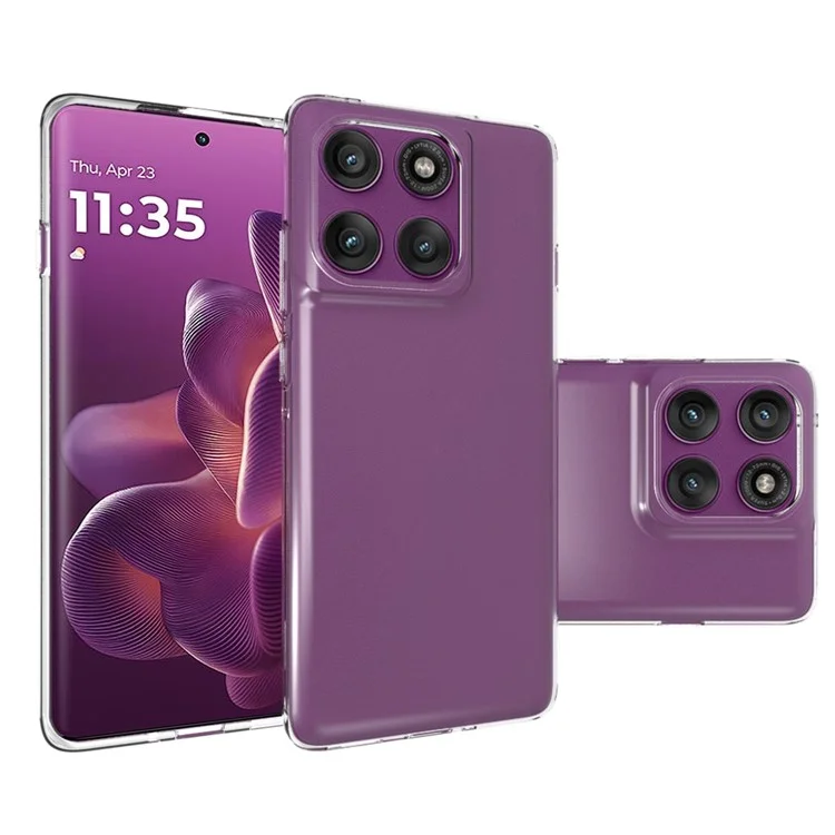 10 Pièces / Pack Étui Transparent TPU de Protection sans Filigrane pour Motorola Edge 60 Pro 5G