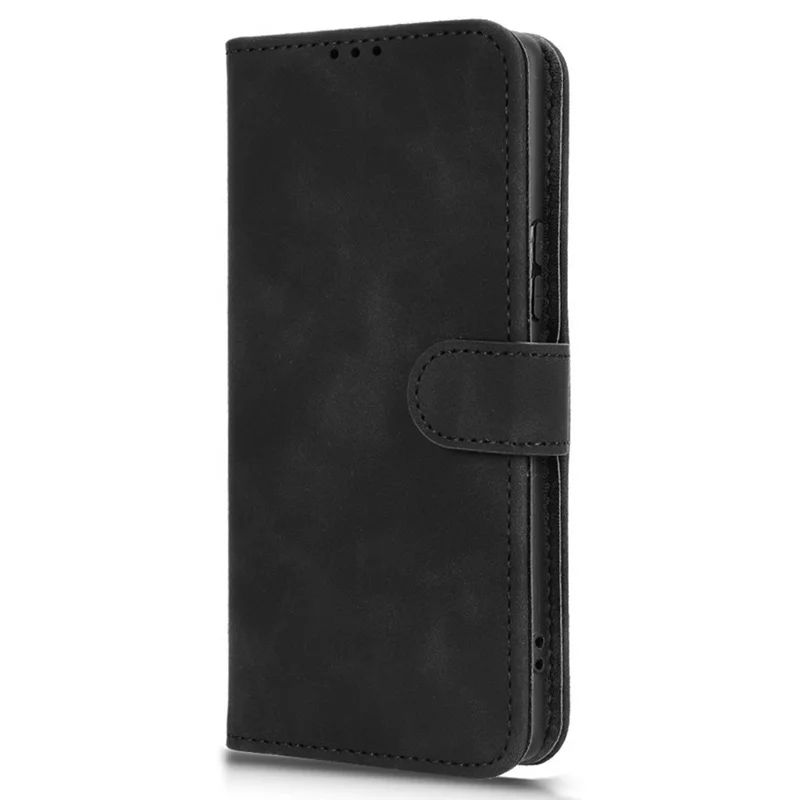 For Infinix Note 50s 5G Leather Case Skin Feel Anti Drop Wallet Flip Phone Cover - Black