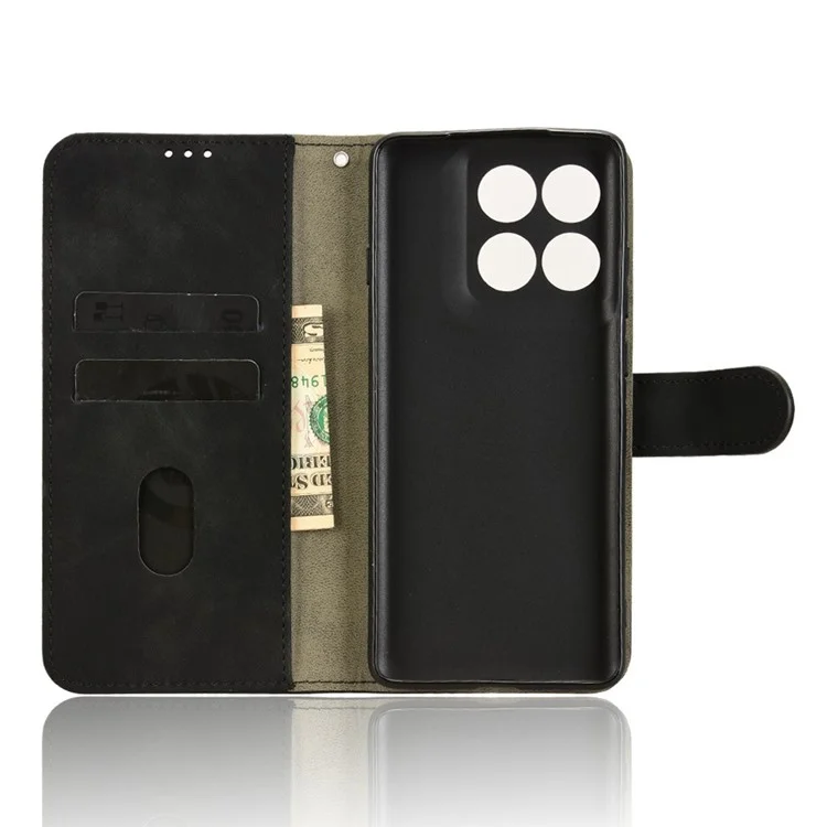 Per Motorola Edge 60 Pro 5G Custodia in pelle Sensazione morbida Anti caduta Portafoglio Custodia a portafoglio - Nero
