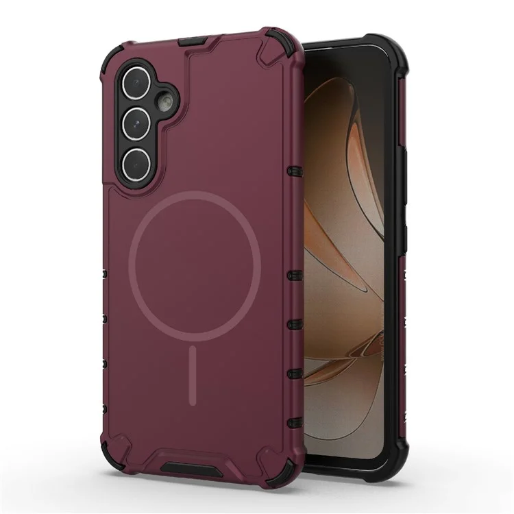 Pour Samsung Galaxy A54 5G Étui Magnétique Dissipation Thermique Antichoc TPU + PC Coque Arrière de Téléphone - Violet
