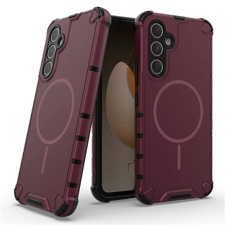 Pour Samsung Galaxy A54 5G Étui Magnétique Dissipation Thermique Antichoc TPU + PC Coque Arrière de Téléphone - Violet