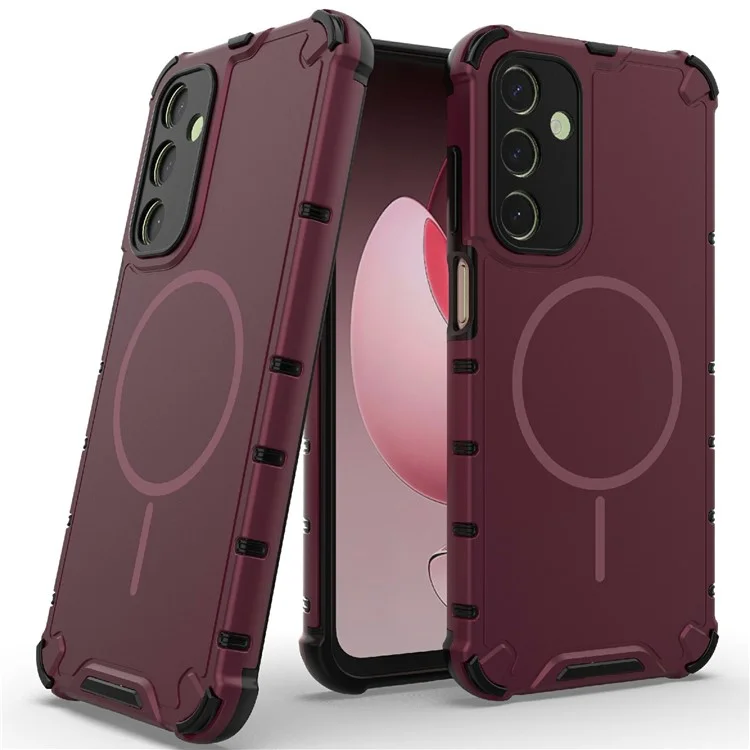 Cover posteriore per Samsung Galaxy A25 5G (Globale) (161,0 mm) - Custodia Magnetica Antiurto con Dissipazione del Calore in TPU + PC - Viola