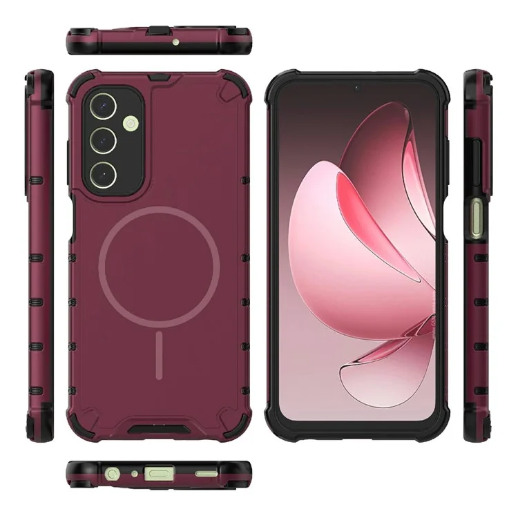 Cover posteriore per Samsung Galaxy A25 5G (Globale) (161,0 mm) - Custodia Magnetica Antiurto con Dissipazione del Calore in TPU + PC - Viola