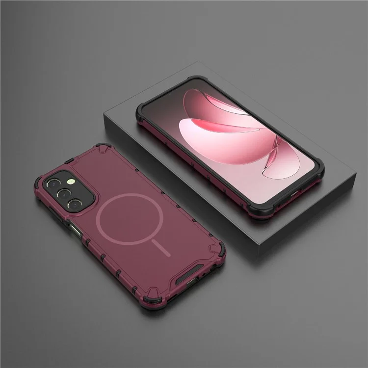 Cover posteriore per Samsung Galaxy A25 5G (Globale) (161,0 mm) - Custodia Magnetica Antiurto con Dissipazione del Calore in TPU + PC - Viola