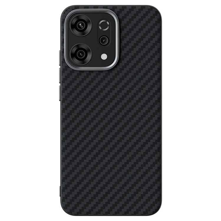 ABEEL per Oppo Reno14 5G Cover Compatibile con MagSafe, Texture in Fibra di Carbonio - Nero