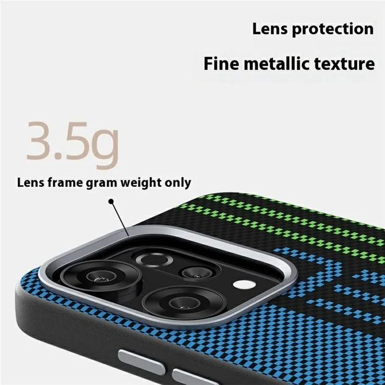 ABEEL per Oppo Reno14 5G Cover Compatibile con MagSafe, Custodia per Telefono in PC TPU con Alluminio e Pelle Stampata - Numero 1 Eccezionale