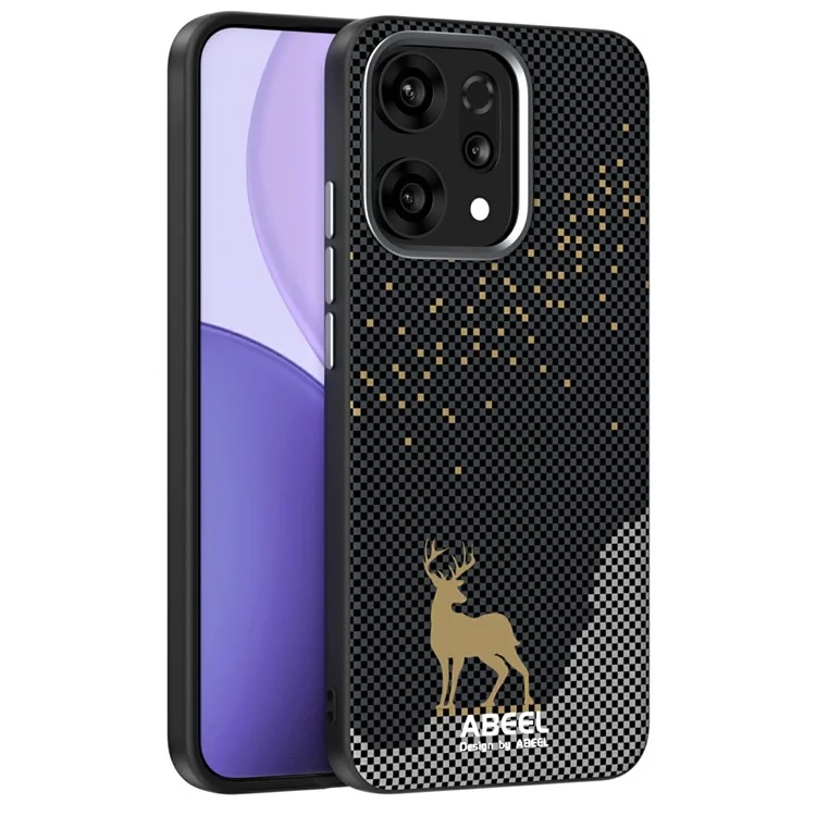 ABEEL Für Oppo Reno14 5G Hülle Kompatibel mit MagSafe Ultra Slim PC TPU Handy-Rückseite - Hirsch