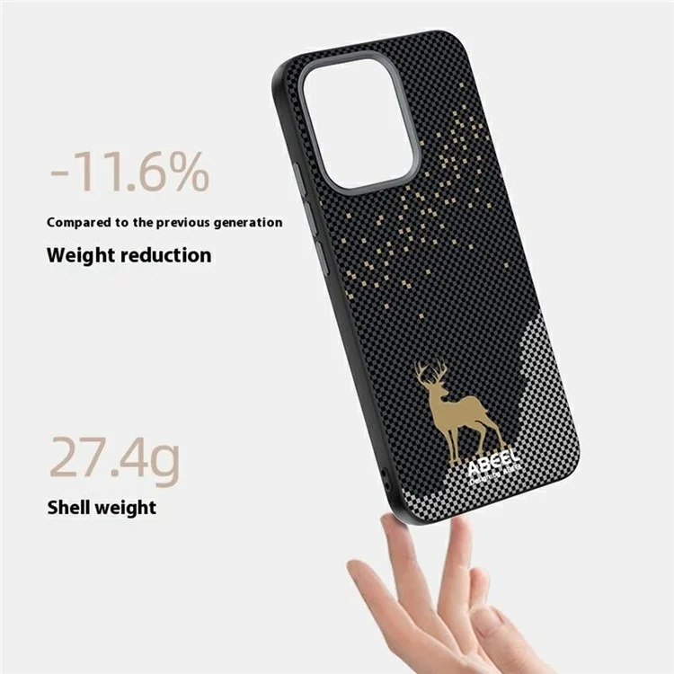 ABEEL Für Oppo Reno14 5G Hülle Kompatibel mit MagSafe Ultra Slim PC TPU Handy-Rückseite - Hirsch