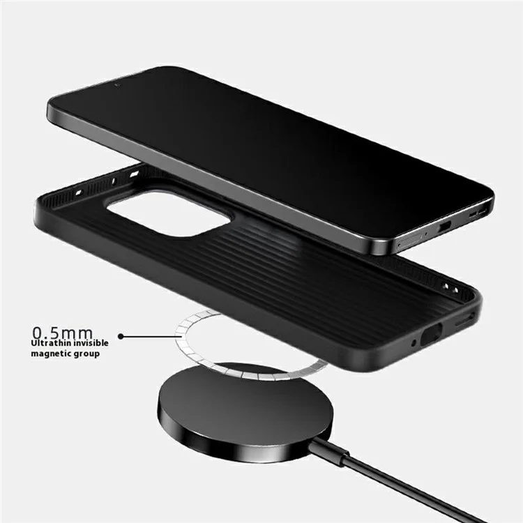 ABEEL Für Oppo Reno14 5G Hülle Kompatibel mit MagSafe Ultra Slim PC TPU Handy-Rückseite - Hirsch