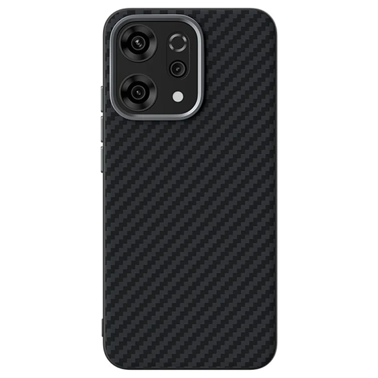 ABEEL per Oppo Reno14 Pro 5G Cover Compatibile con MagSafe, Texture in Fibra di Carbonio, Cover Posteriore - Nero