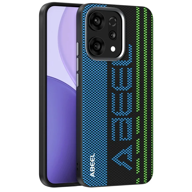 ABEEL Para Oppo Reno14 Pro 5G Carcasa Compatible con MagSafe Impresa PC TPU Aleación de Aluminio Cubierta de Teléfono de Cuero - Sobresaliente Nº 1