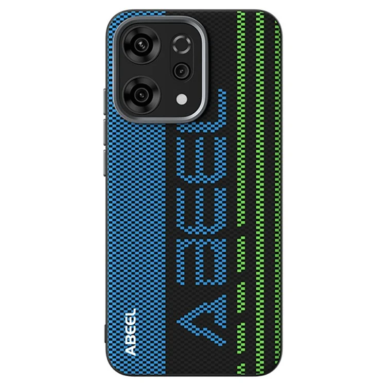 ABEEL Para Oppo Reno14 Pro 5G Carcasa Compatible con MagSafe Impresa PC TPU Aleación de Aluminio Cubierta de Teléfono de Cuero - Sobresaliente Nº 1