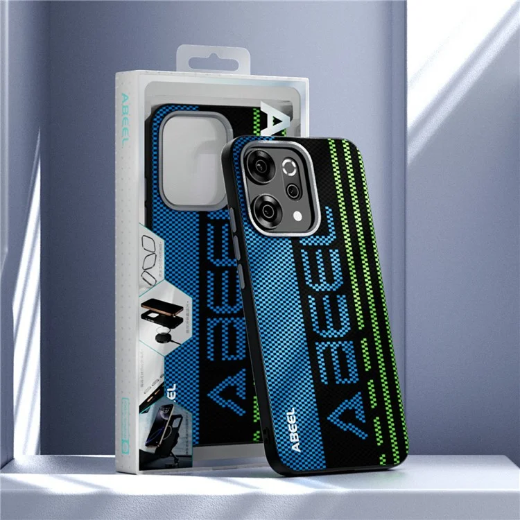 ABEEL Para Oppo Reno14 Pro 5G Carcasa Compatible con MagSafe Impresa PC TPU Aleación de Aluminio Cubierta de Teléfono de Cuero - Sobresaliente Nº 1