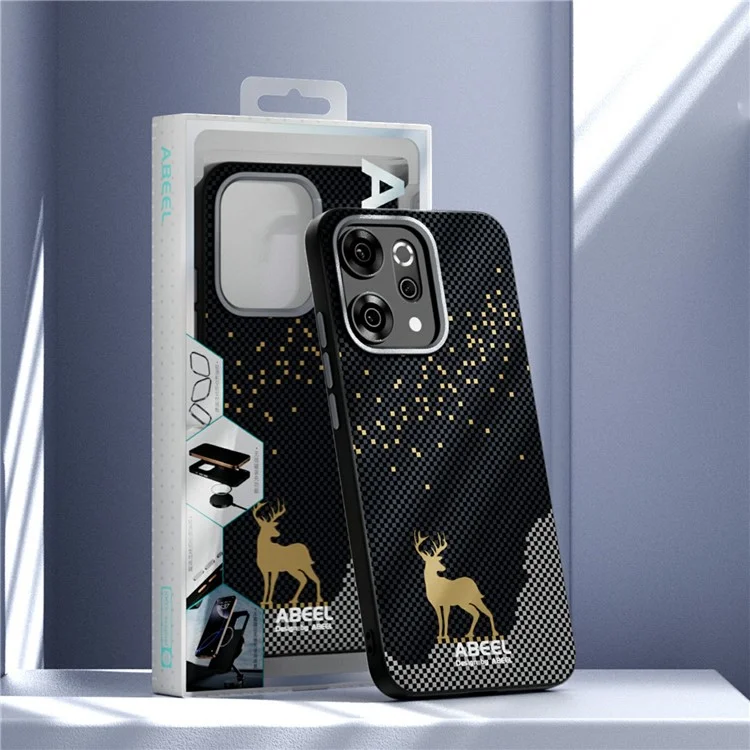 ABEEL Per Oppo Reno14 Pro 5G Cover Compatibile con MagSafe Ultra Sottile PC TPU Custodia Posteriore per Telefono - Cervo