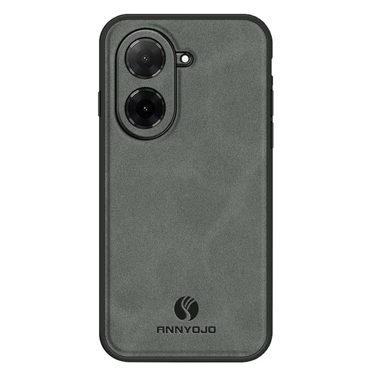ANNYOJO For Xiaomi Poco C71 4G / Redmi A5 4G (171.7mm) Case PU Leather + PC + TPU Anti Drop Phone Back Cover - Grey