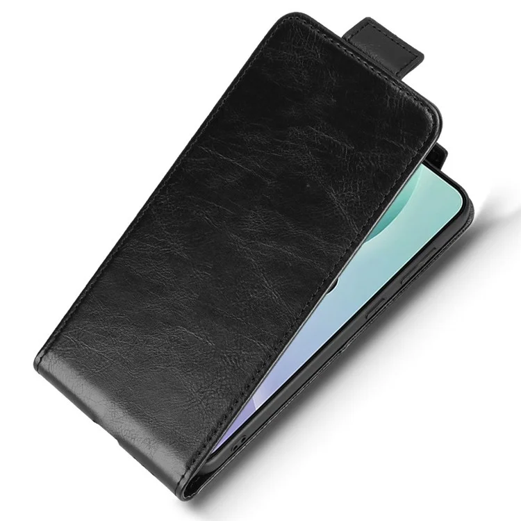 Cover a libro con chiusura magnetica per Samsung Galaxy M56 5G - Custodia in pelle con porta carte, verticale, colore nero