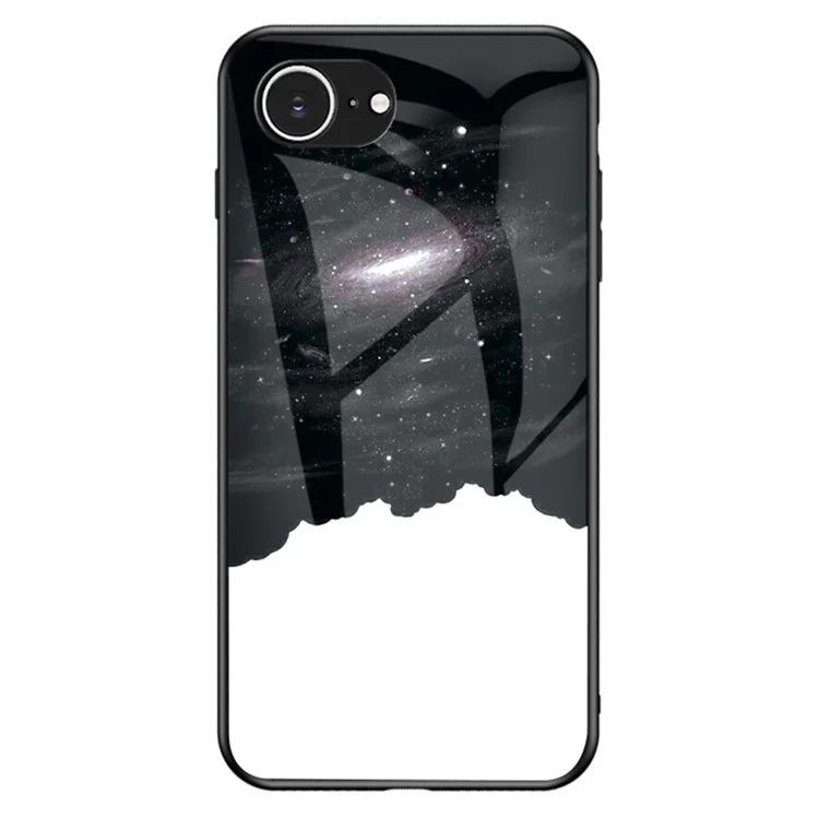 Étui pour iPhone 16e Motif Ciel Étoilé en Verre Trempé - Ciel Cosmique Étoilé