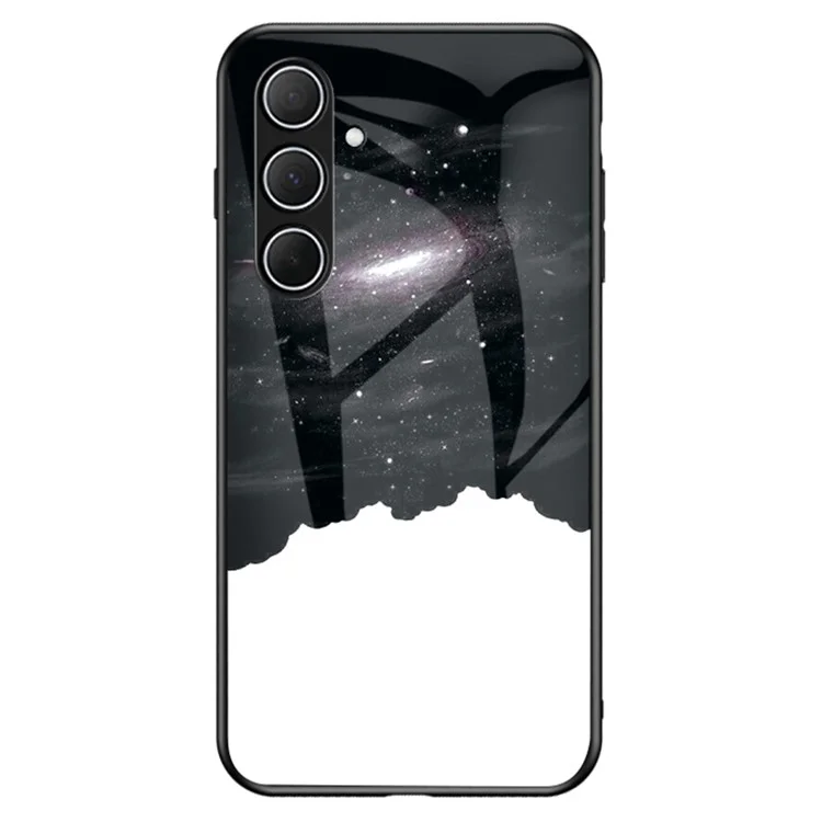 Étui pour Samsung Galaxy A56 5G Motif ciel étoilé Verre trempé Housse de téléphone - Ciel étoilé cosmique